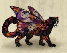A custom Snow Leopard puma named 'Morning Dew'