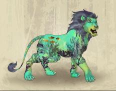 A custom Lion puma named 'Lagoon'
