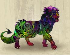 A custom Lion puma named 'Danse Raffle 2026'