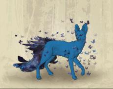 A custom Serval puma named 'Water Opal'